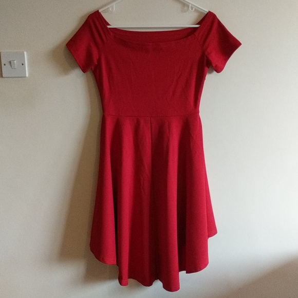 High Low Cocktail Skater Dress - Picture 2 of 2